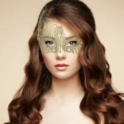 Halloween Maske - Mardi Gras Party Maske - Metal Dame Bal Maske