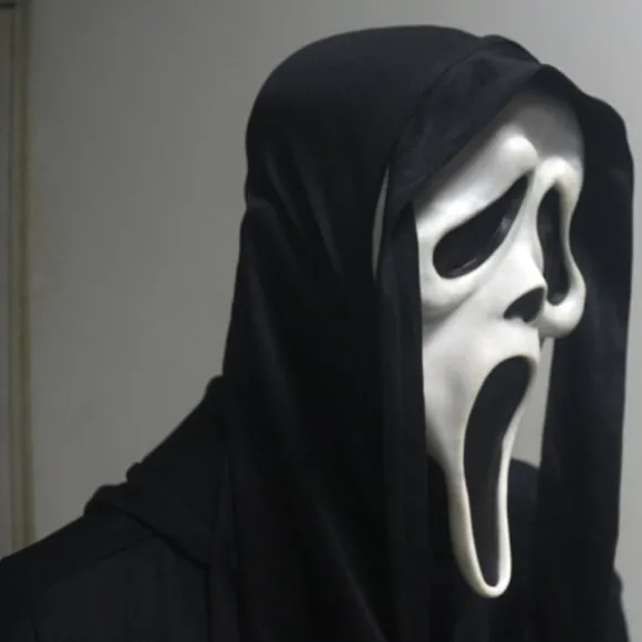 Halloween Maske Dæmon Skrigende Ghostface Maske Rolig Dødsmaske Skræmmende Kraniemaske