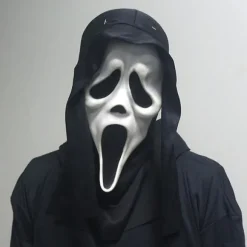 Halloween Maske Dæmon Skrigende Ghostface Maske Rolig Dødsmaske Skræmmende Kraniemaske