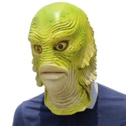 Halloween Maske, Monster Fisk Skabning Maske Halloween Udklædning