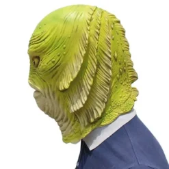 Halloween Maske, Monster Fisk Skabning Maske Halloween Udklædning