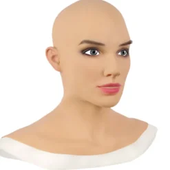 Halloween maske realistisk kvinnlig latex cover Cosplay Queen