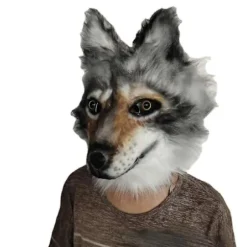 Halloween maske sceneoptræden rekvisitter ulv hund cos kjole