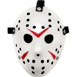 Halloween Maskeradesmaske Jason Vs Fredag Den 13. Cosplay Kostume Mælkehvid