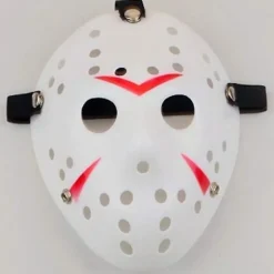 Halloween Maskeradesmaske Jason Vs Fredag Den 13. Cosplay Kostume Mælkehvid