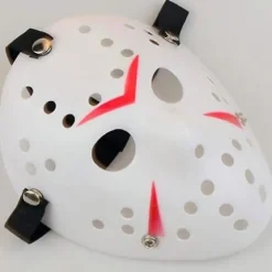 Halloween Maskeradesmaske Jason Vs Fredag Den 13. Cosplay Kostume Mælkehvid