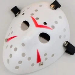 Halloween Maskeradesmaske Jason Vs Fredag Den 13. Cosplay Kostume Mælkehvid