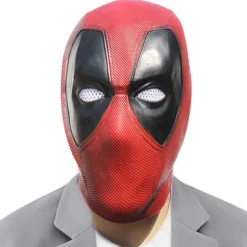 Halloween Masquerade Latex Maske Deadpool Fuld Ansigt Hovedbeklædning Kostume Fest Prop SQBB