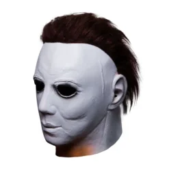 Halloween Michael Myers Maske, Horror Horror Hit Film Spil Ansigt Hovedbeklædning med Hår Fuld Hoved Maske Kostume