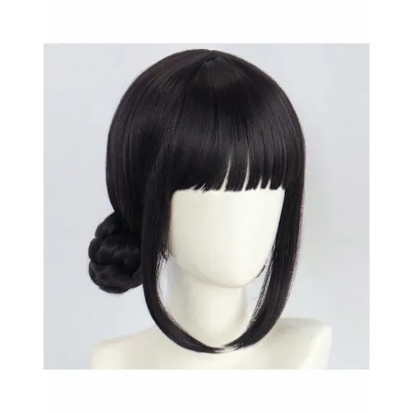 Halloween Mode Tilbehør Dame Superstar Cosplay Paryk, Glueless Syntetisk Varmebestandig Paryk, Ekstra Lang Lilla Paryk