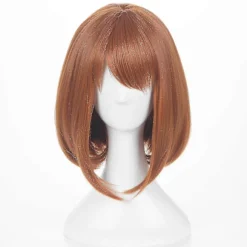 Halloween My Hero Academia Uraraka Ochaco Cosplay Kostume Voksen Kvinder Kimono Dragter Halloween Kostume Wig XXXL