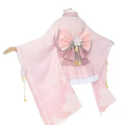 Halloween My Hero Academia Uraraka Ochaco Cosplay Kostume Voksen Kvinder Kimono Dragter Halloween Kostume Wig XXXL