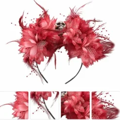 Halloween Pandebånd Blomsterkranie Dag for de Døde