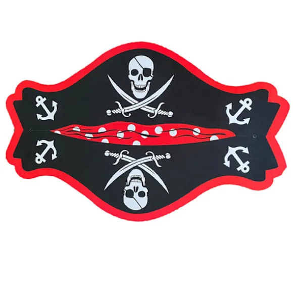 Halloween Papir Piratfest Hatte (24 Pakke)