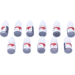 Halloween Party Falsk Blod DIY Cosplay Sceneoptræden Falsk Blod Makeup Værktøj 5ml x 11stk Gammelt Blod