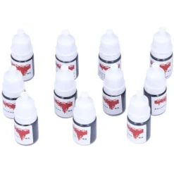 Halloween Party Falsk Blod DIY Cosplay Sceneoptræden Falsk Blod Makeup Værktøj 5ml x 11stk Gammelt Blod