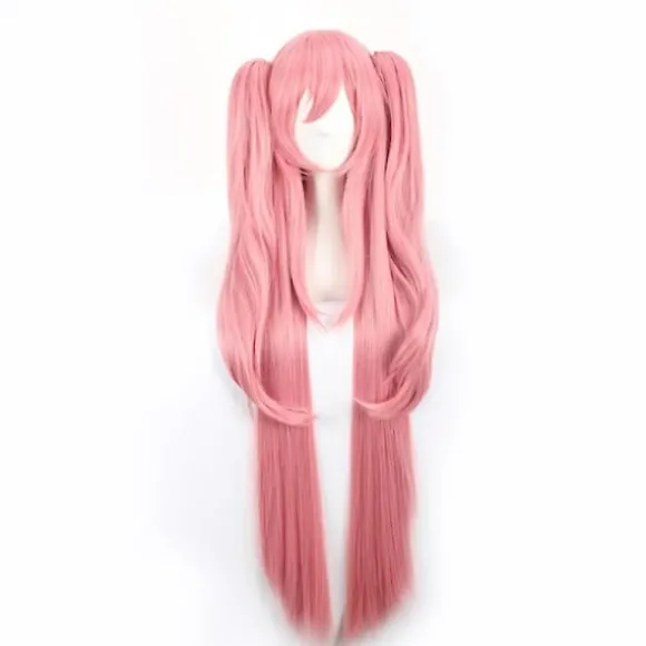Halloween Paryk Anime Cosplay Krul Tepes Paryk 100cm Langt Glat Hår Hestehale Owari No Seraph Of The End Halloween Syntetisk Paryk + Parykhætte-Perfet | Fyndiq