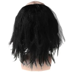 Halloween Parykker Skaldet Hår Maskerade Kostumefest Sjov Cosplay Rekvisitter Sort/Hvid