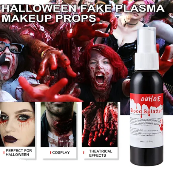 Halloween plasma spray vampyr zombie sang maquillage tilbehør