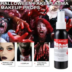Halloween plasma spray vampyr zombie blod makeup rekvisitter atmosfære
