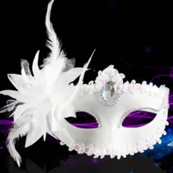 Halloween Princess Maske Stor Lily Maske Prinsesse Kjole Maske BK 20*10*10