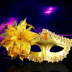 Halloween Princess Maske Stor Lily Maske Prinsesse Kjole Maske BK 20*10*10