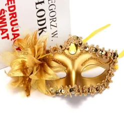 Halloween Prinsesse Maske Stor Lily Maske Prinsesse Kjole Maske AG 20*10*10