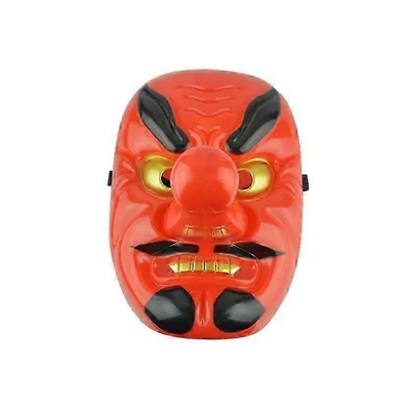 Halloween Rød Tengu Maske Party cosplay maske