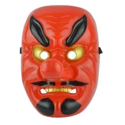 Halloween Rød Tengu Maske Party cosplay maske
