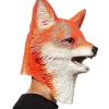 Halloween Ræv Latex Hovedmaske