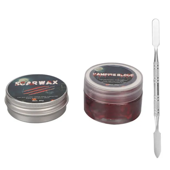 Halloween SFX Makeup Kit Form Ar For Sår Sikker Hudvenlig Multifunktionel Special Effects Makeup Kit til Halloweenfest