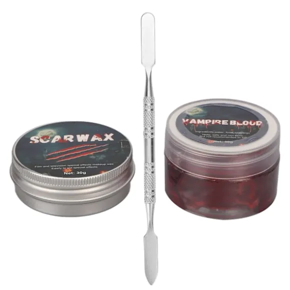 Halloween SFX Makeup Kit Form Ar For Sår Sikker Hudvenlig Multifunktionel Special Effects Makeup Kit til Halloweenfest