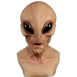 Halloween Skræmmende Latex Ufo Store Øjne Helhoved Party Maske Til Voksne Maskerade Kostume Party Cosplay Maske (FMY)