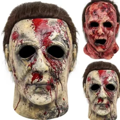 Halloween Skræmmende Maske, Blodig Maske Halloween Skull Maske B