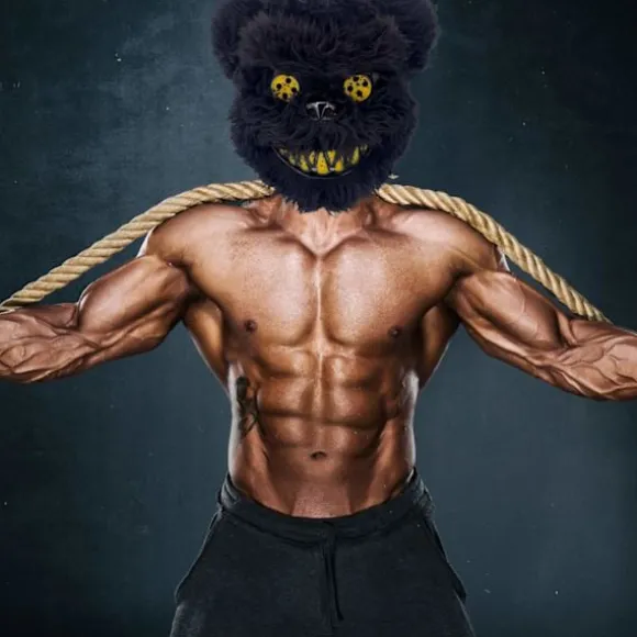 Halloween Skræmmende Maske Bjørnehoved Kanin Maske Blodig Plys Hoved Maske Cosplay Kostume Rekvisitter Halloween Fest