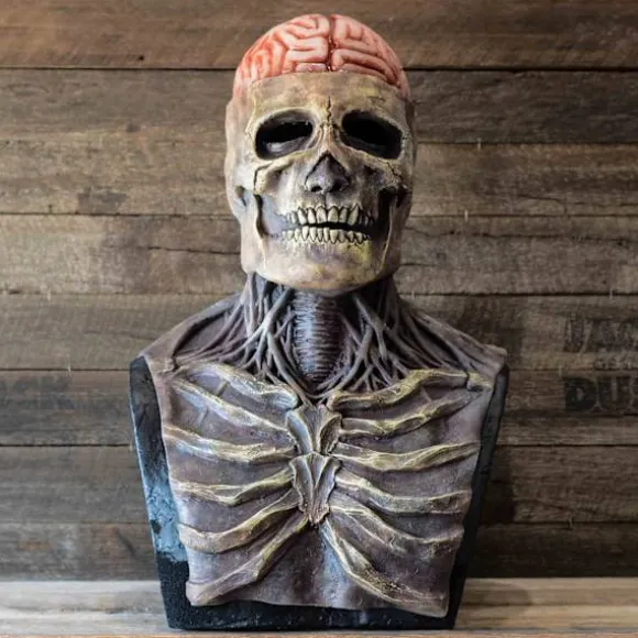 Halloween Skull Maske Biohazard Horror Skull Maske Uafhængig Station Demonic Zombie Skelet Maske