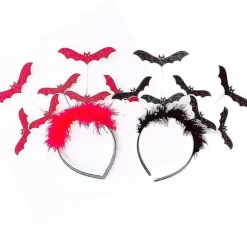 Halloween Sort Bat Hårbånd Kostume Tilbehør Yi-yuhao