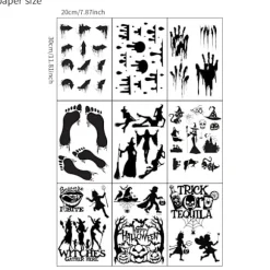 Halloween Stickers Toilet Stickers STYLE C STYLE C Style C