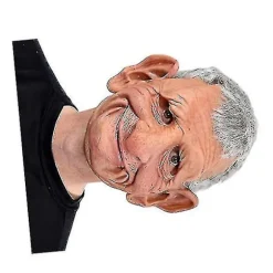 Halloween Store Ører Gammel Mand Maske Skræmmende Mand Hovedbeklædning Helmaske Cosplay Festrekvisit