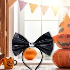 Halloween Stort Sløjfe Hårbånd Græskar Kranie Hårbånd Maskerade Jul til Kreativt Gotisk Hårtilbehør Eyeball