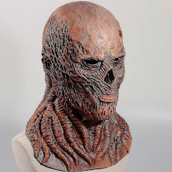 Halloween Stranger Things Sæson 4 Vecna Cosplay Maske Hovedbeklædning Voksne Gyser Dæmon Monster Djævel Latex Maske Kostumefest RekvisitterCJY