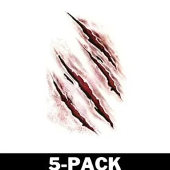Halloween tatoveringer ridser 2-Pack
