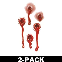 Halloween Tattoo Bloody Bullets 2-Pack