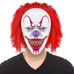 Halloween Tilbehør Bar Skræmmende Horror Klovn Karneval Sjov Dæmon Klovn Maske