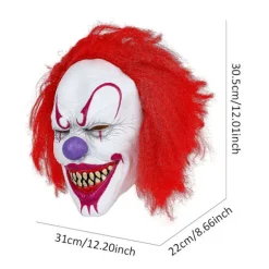 Halloween Tilbehør Bar Skræmmende Horror Klovn Karneval Sjov Dæmon Klovn Maske