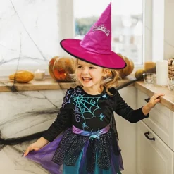 Halloween Troldmandshat Hekse Heksehat Heksekasketter Troldmandskostume Tilbehør