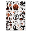 Halloween Vinduesdekorationer, Nem Installation, Charmerende Unikke Designs Premium PVC, Dobbeltsidet Ingen Rester til Hjemmet Supermarkeder Skoler
