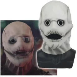 Halloweenfest Realistiske Rekvisitter Forsyninger Slipknot Corey Taylor Maske Dj Cosplay Gyser Latex Lange/korte Masker GaverCJY Long