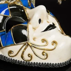 Halloween-festmaske, Venedig Karnevalsmaske, Jule Cosplay Maske BLUE