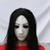 Halloween-maske til mænd, rædselsspøgelseshus, rumflugt, skelet, kvindeligt spøgelse, zombie, ulækker, skræmmende grimasse, hovedbeskyttelse_tfrf